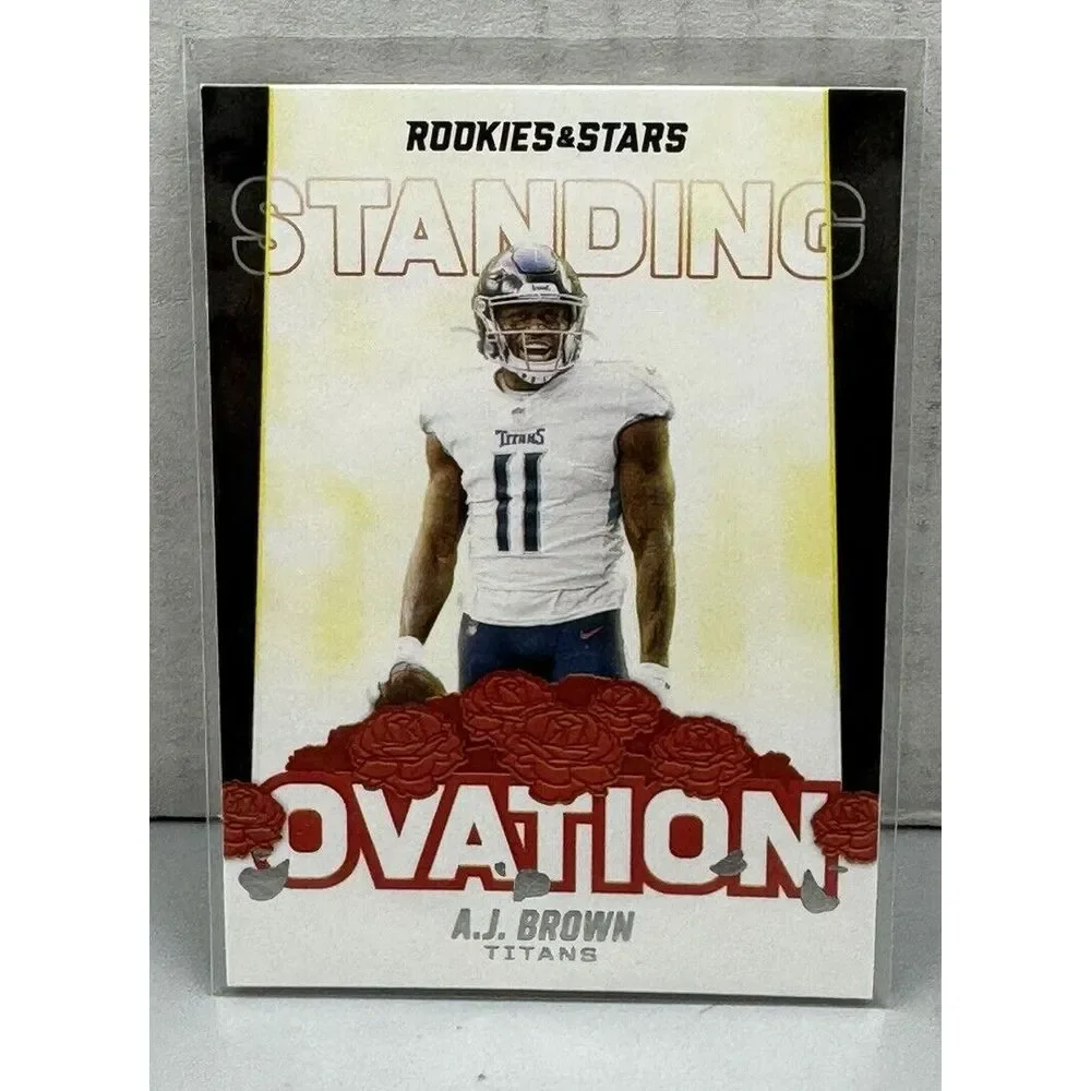 2021 Panini Rookies & Stars Standing‎ Ovation Titans A. J. Brown #SO-20 Eagles